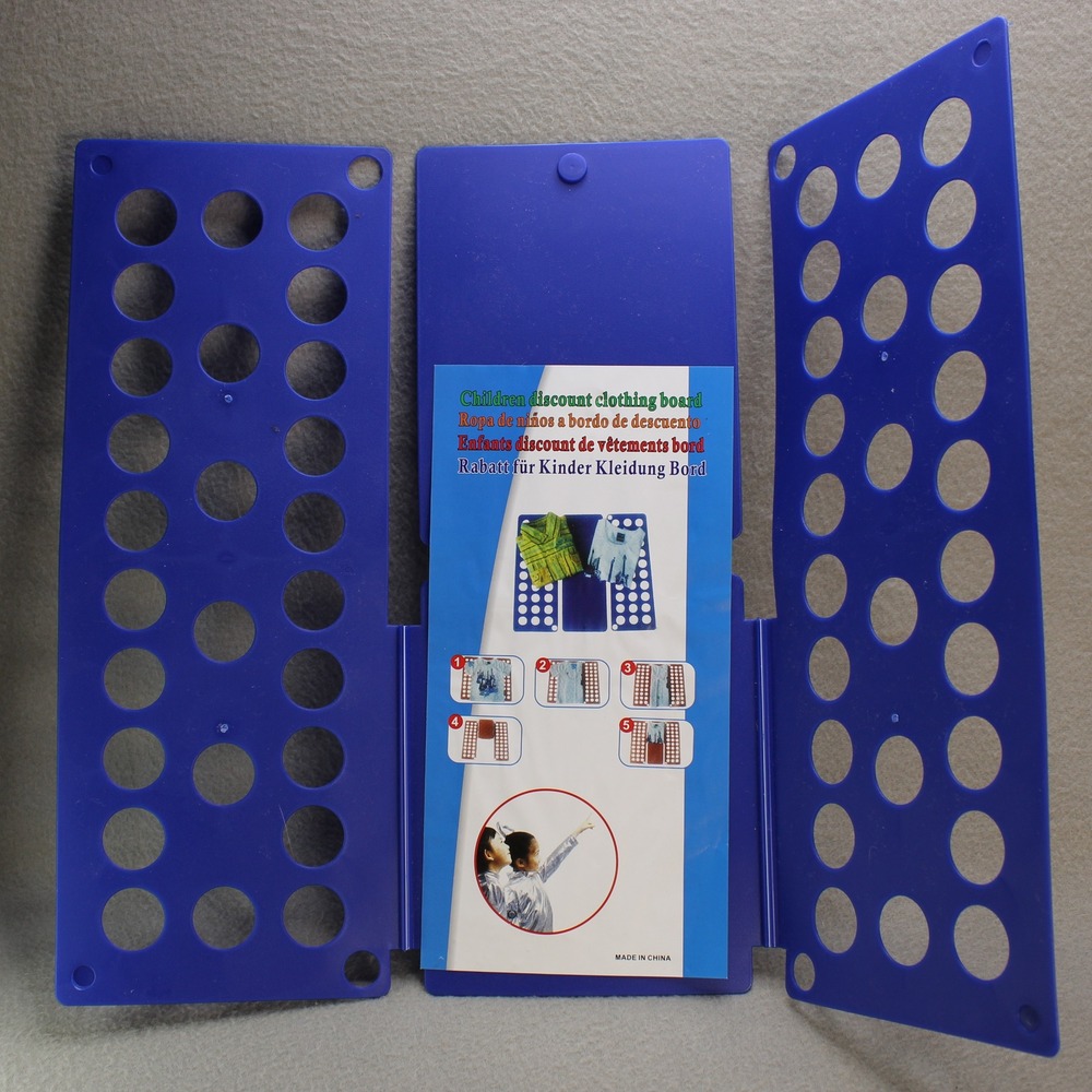 Childrens Clothing Folding Board Kids Blue Excellent Laundry Tool